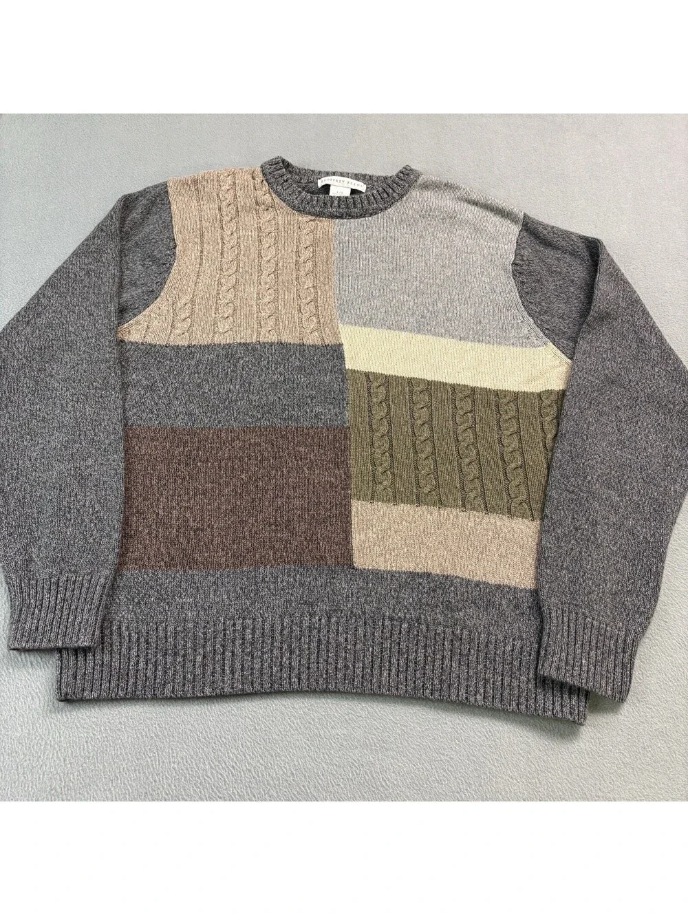 Vintage Geoffrey Beene Color Block Sweater